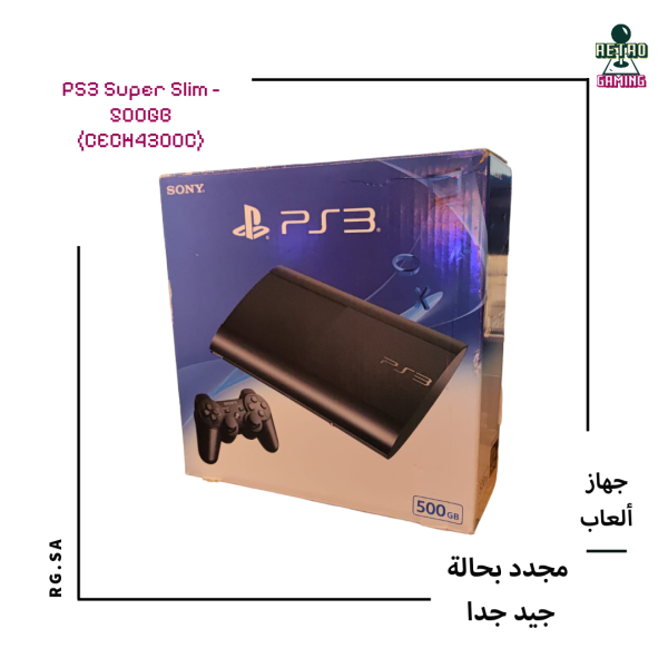 PS3 Super Slim - 500GB (CECH4300C)