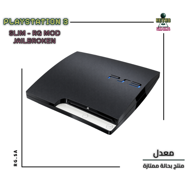 PlayStation 3 Slim 500GB SSD RG.sa Mod